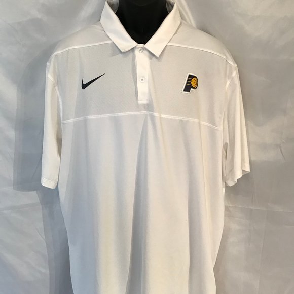 Nike NBA Indiana Pacers Basketball Polo Shirt - Picture 1 of 4